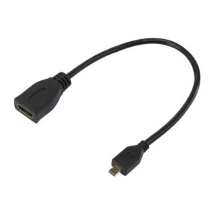 Câble adaptateur Micro HDMI mâle à HDMI femelle