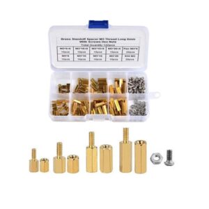 kit-entretoises-vis-m3-120pcs en acier