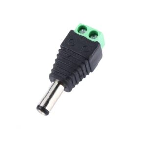 Prise Jack 2.1x5.5mm a visser Male