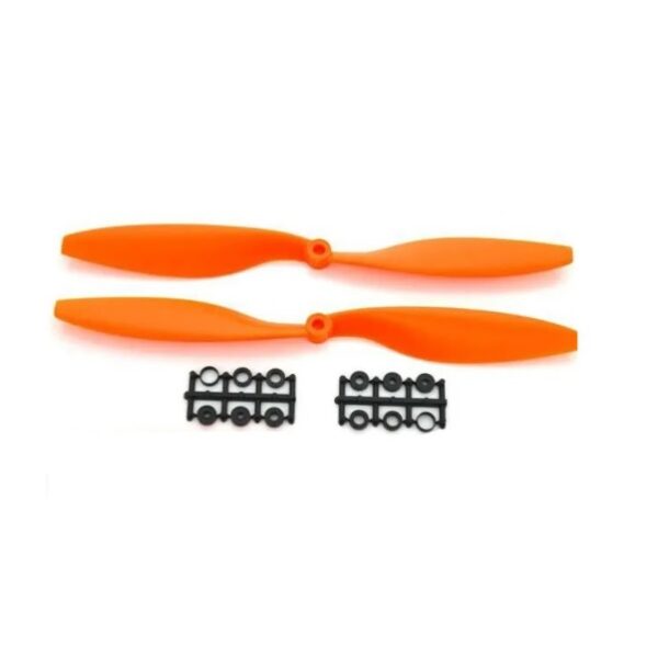 Hélice Orangé Hélicoptère 5 X 4 CW (2 PCS)